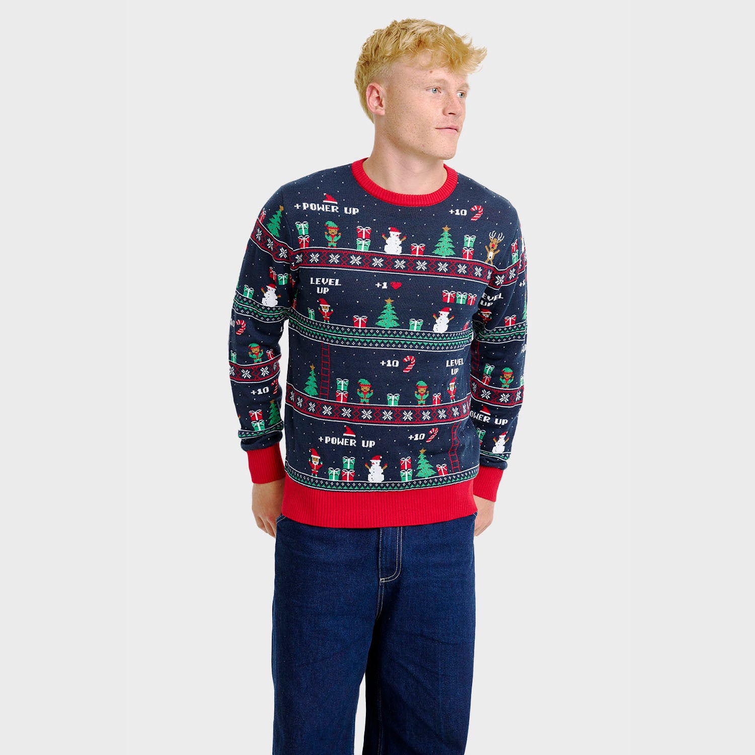 Vintage Gaming julesweateren - Herre